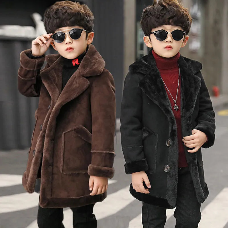 Heavy Warm fur Winter Jacket for Boys