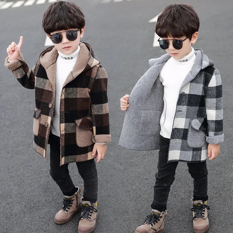 Winter Fleece Hooded Jacket for Boy