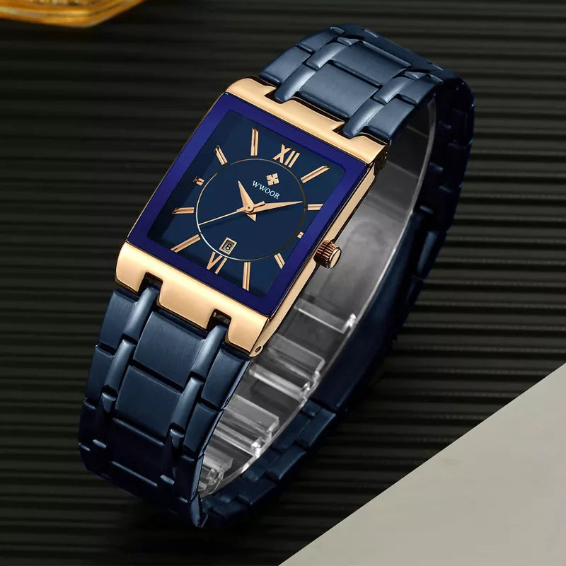 Square Stainless Steel Fashion Watch