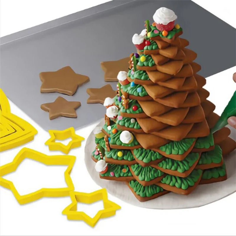 Christmas Stainless Steel Cookie Cutters Set