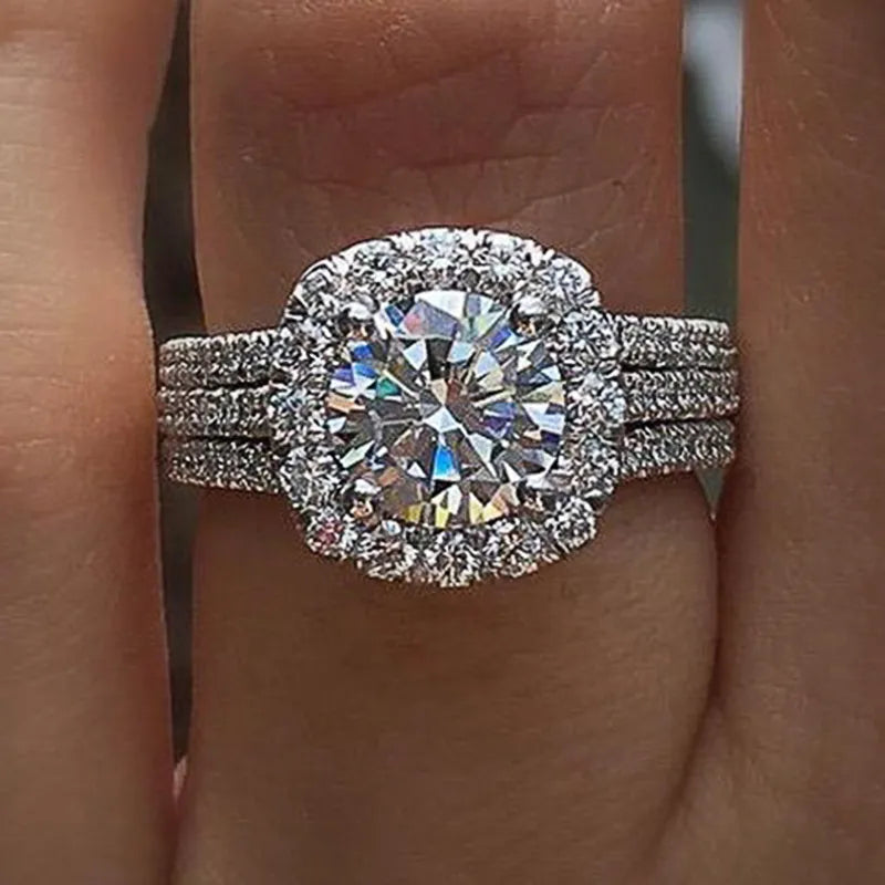 Luxury Wedding Zirconia Rings