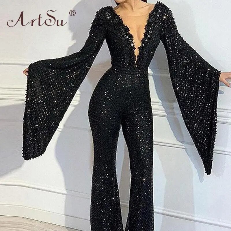 Women Fashion Party Jumpsuit