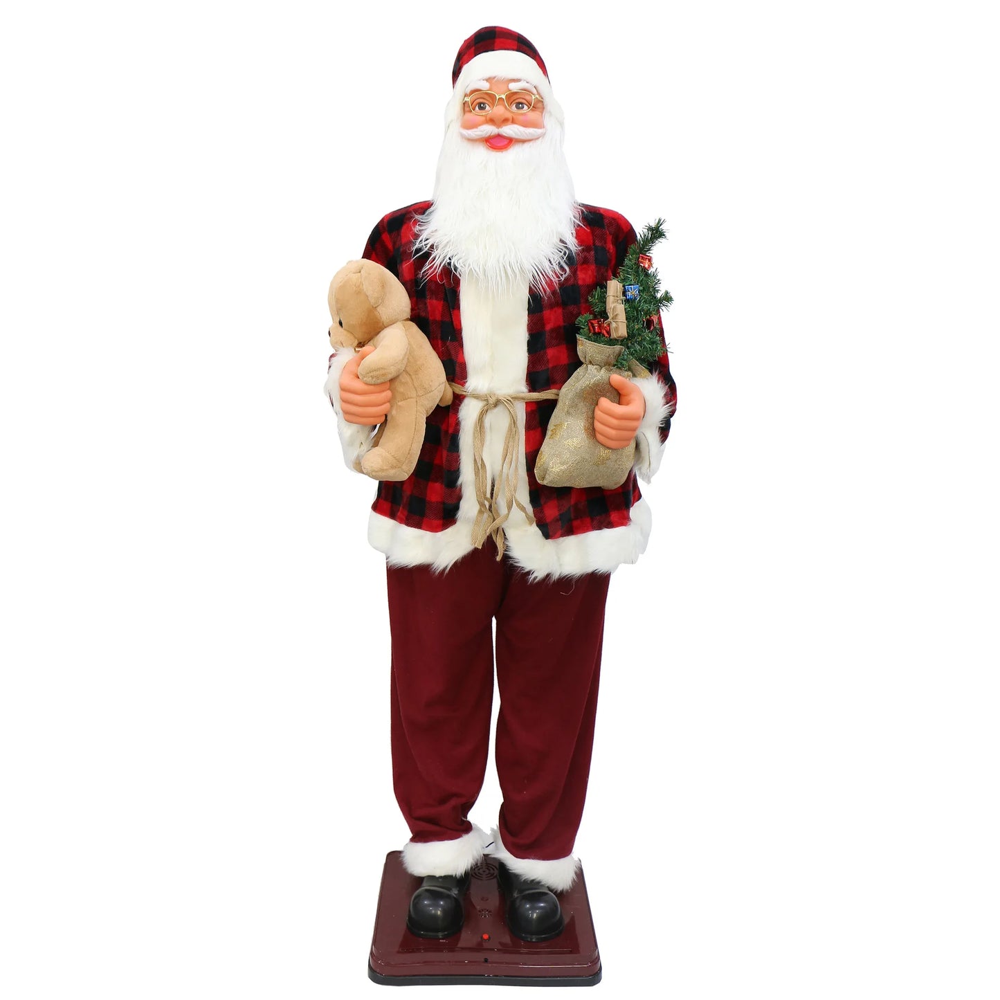 Santa Claus Christmas Decor with Lights and Voice control