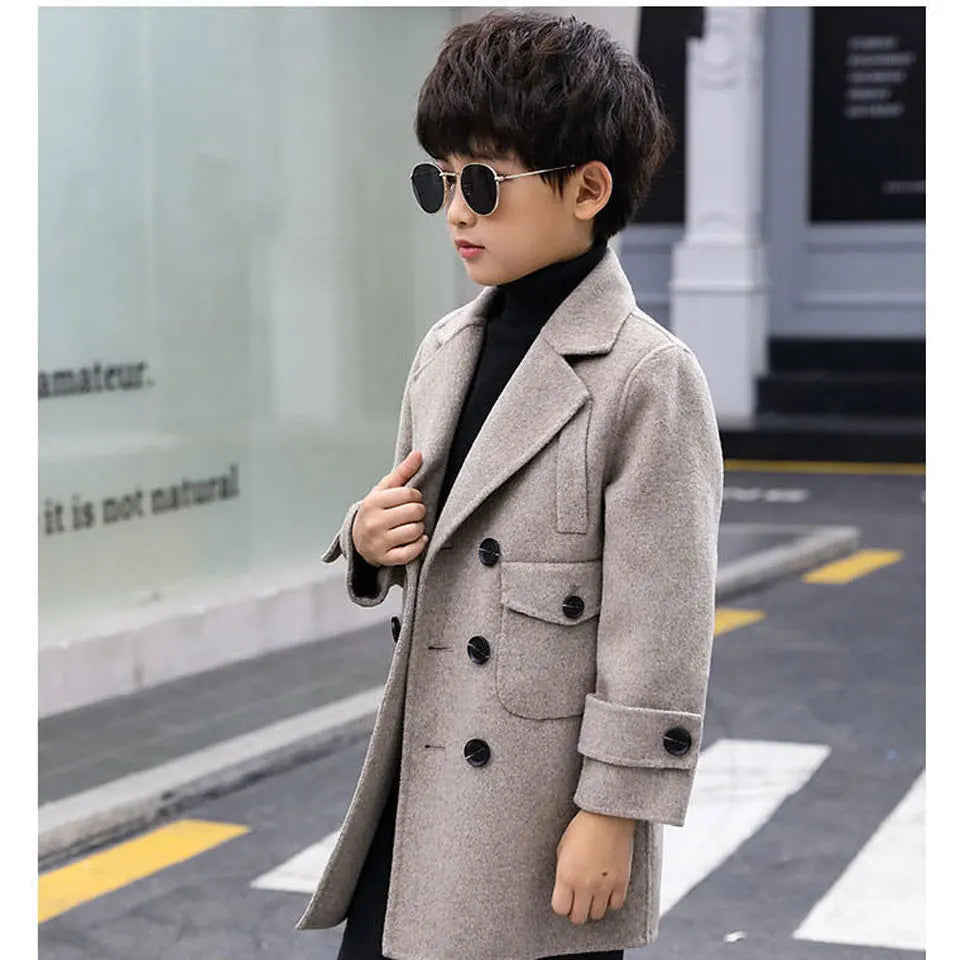 Winter Wool Long Jacket