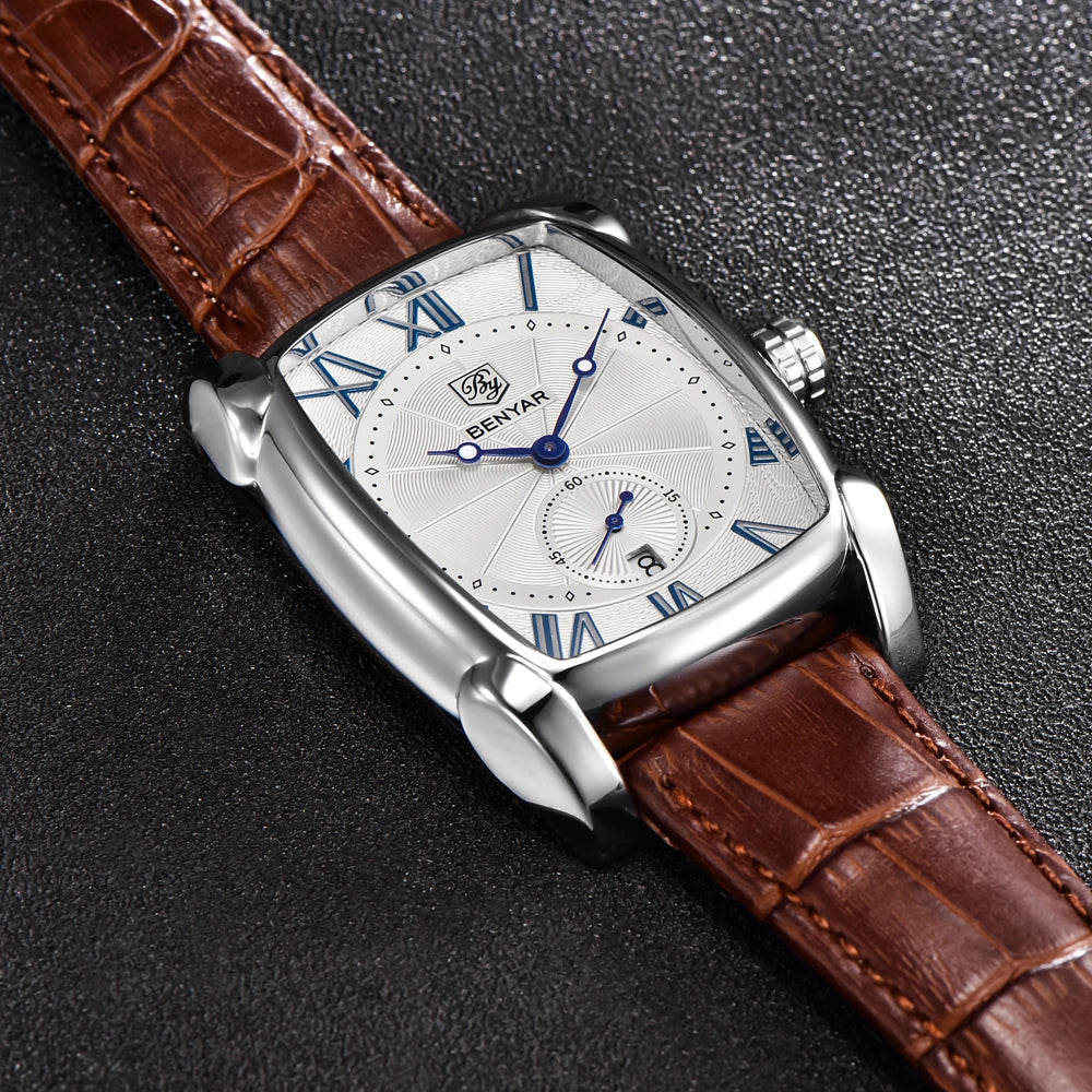 Luxury Leather Strap Casual Watch