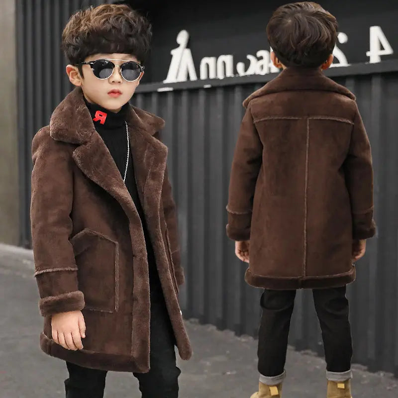 Heavy Warm fur Winter Jacket for Boys