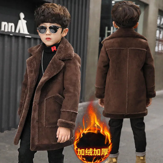 Heavy Warm fur Winter Jacket for Boys