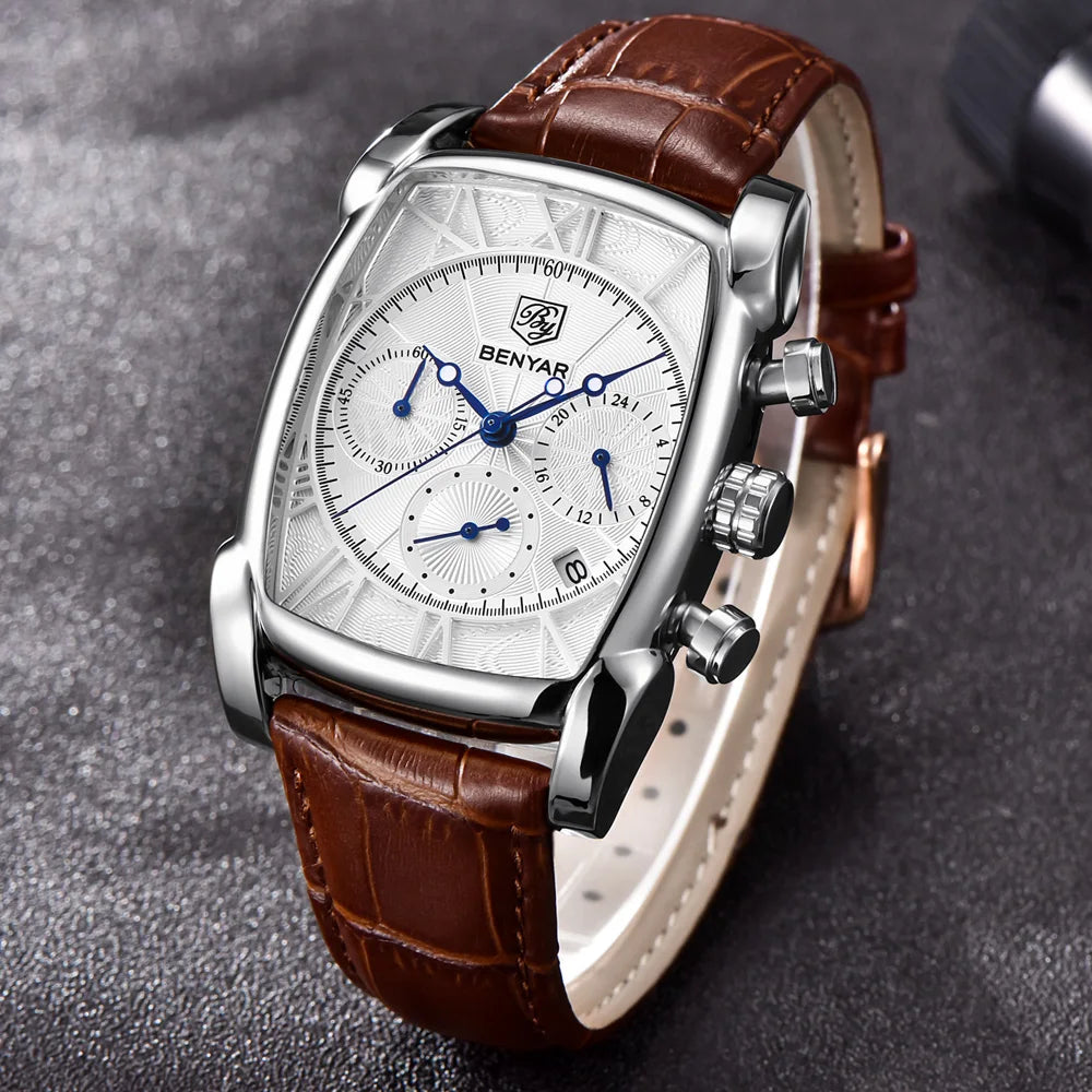 Luxury Leather Strap Casual Watch