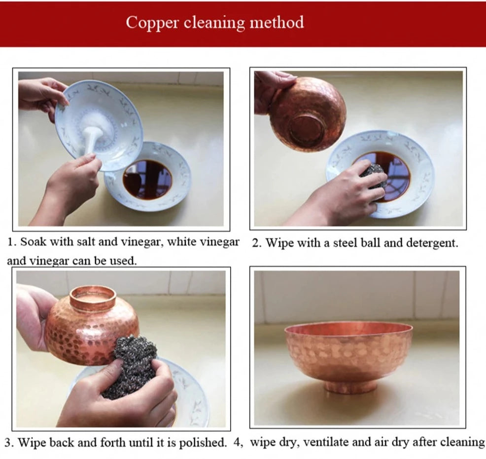 Handmade Copper Gas Cooker Set