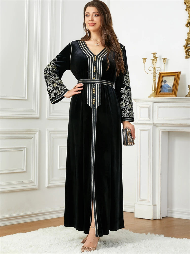Velvet Turkey Fashion Abaya