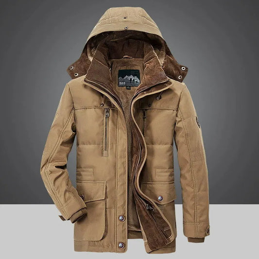 Casual Warm Hooded Fur Coat 