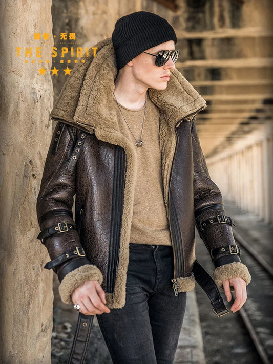 Natural Leather Coat