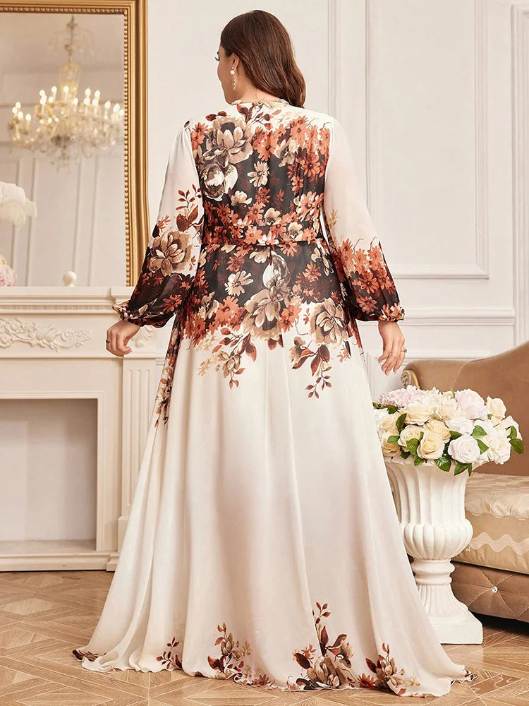 Luxury Elegant Floral Dress