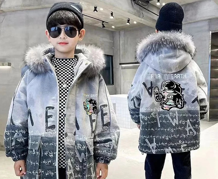 Winter Warm Fur Hooded Coat