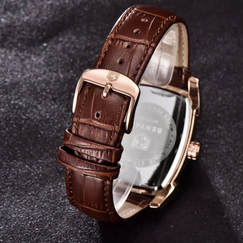 Luxury Leather Strap Casual Watch