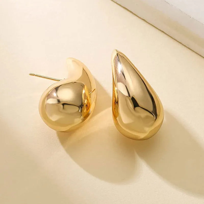 New Design Teardrop Gold/Silver Earrings