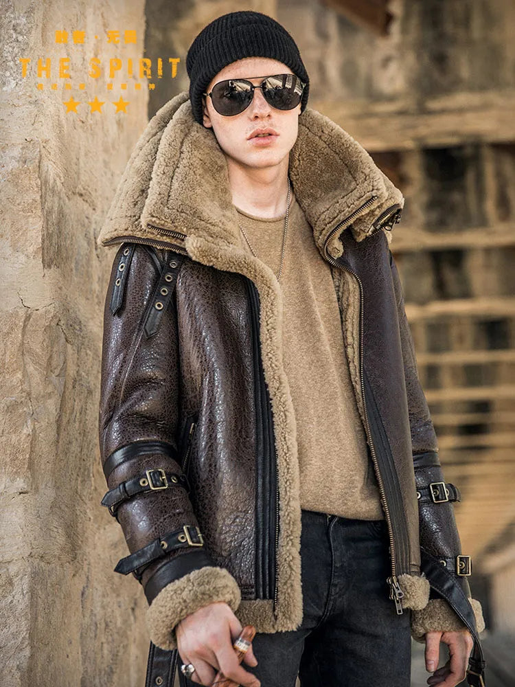 Natural Leather Coat
