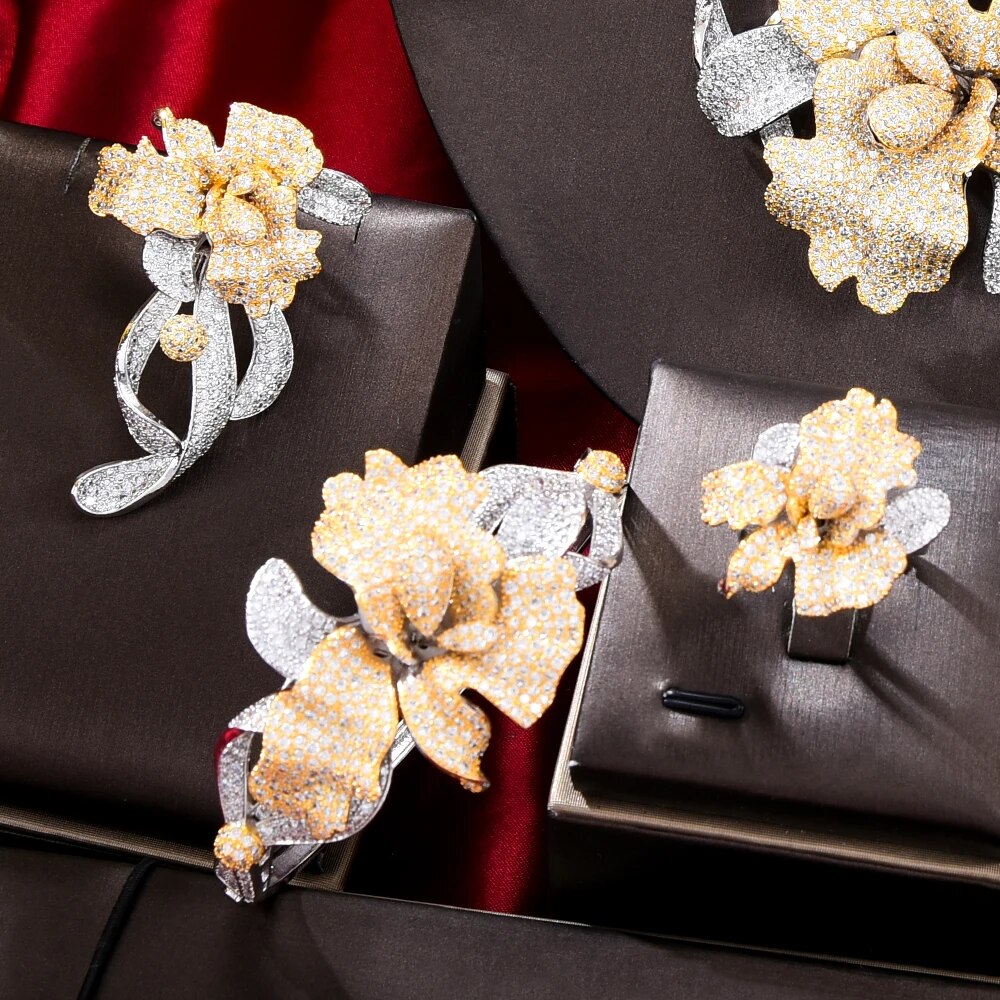Handmade Wedding accessories set bridal necklace-Dubai