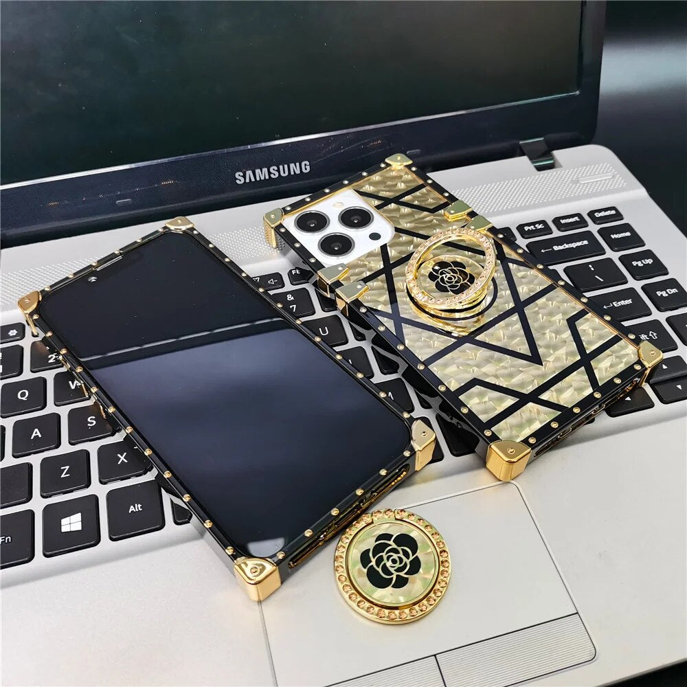 Luxury Gold Glitter Case for iPhone