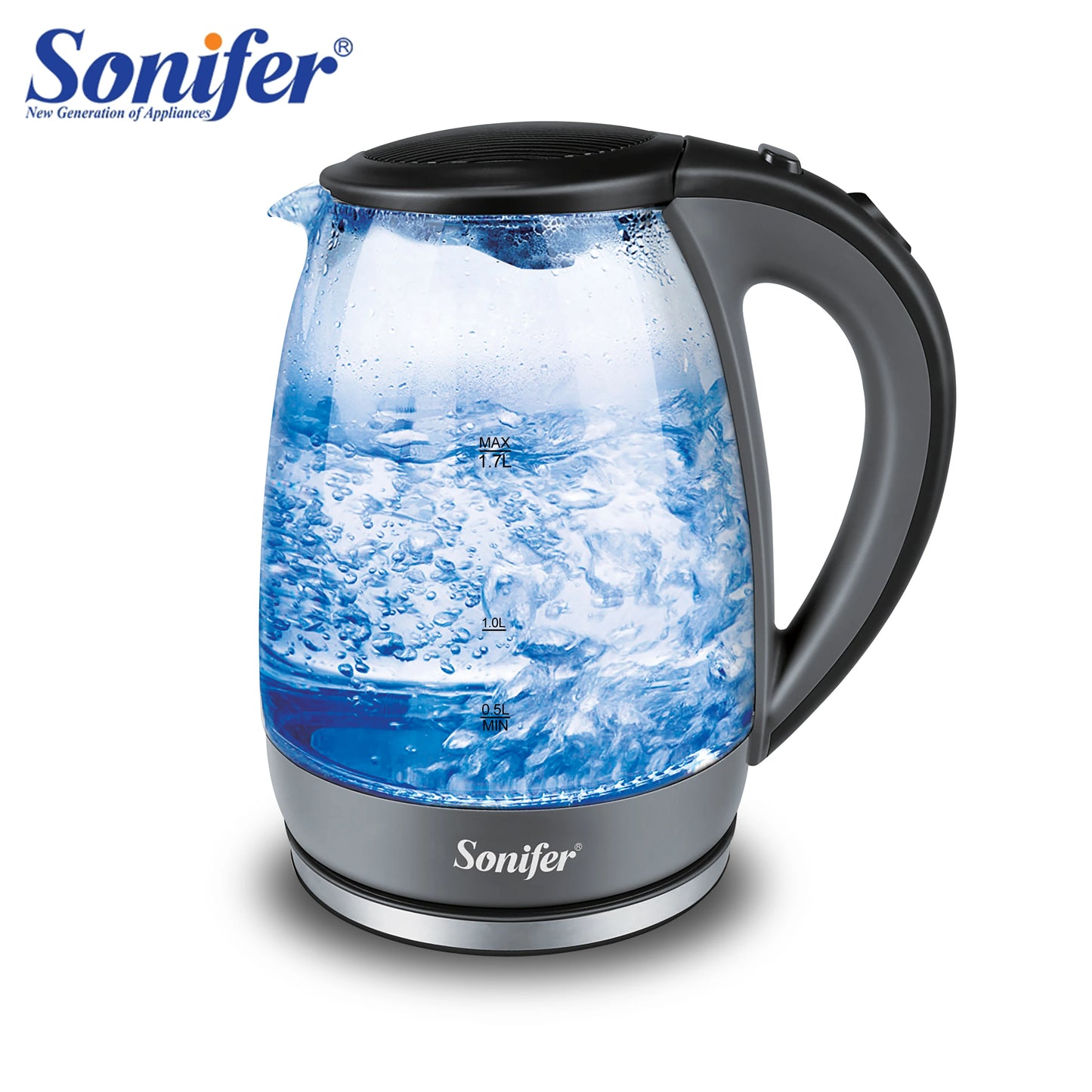 1.7L Glass Electric Kettle