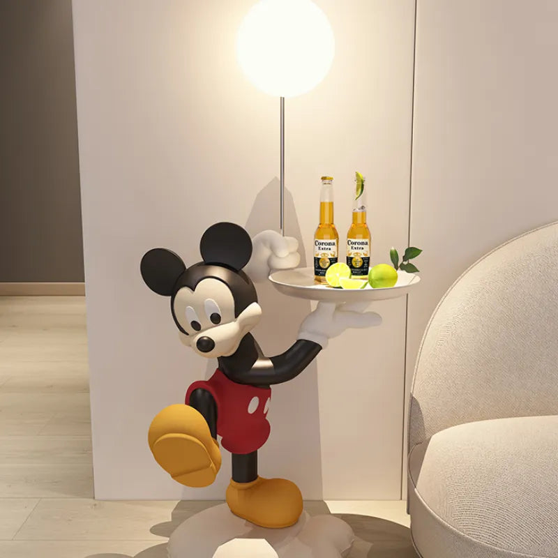 Mickey Mouse Tray with Led Light Home Decoration