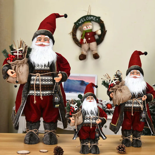Big Santa Claus Doll for Christmas Decorations 