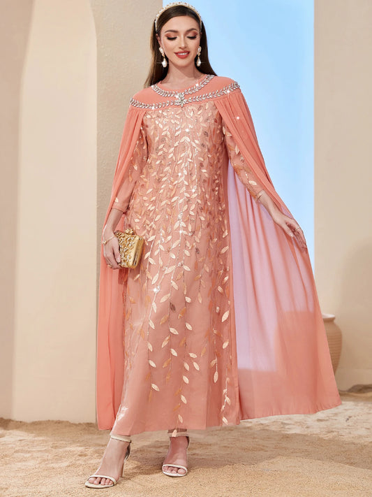 Elegant Abaya with Cape