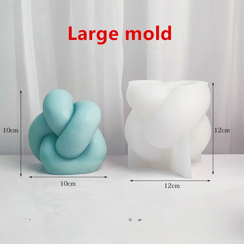 Geometric shapes candle silicone mold