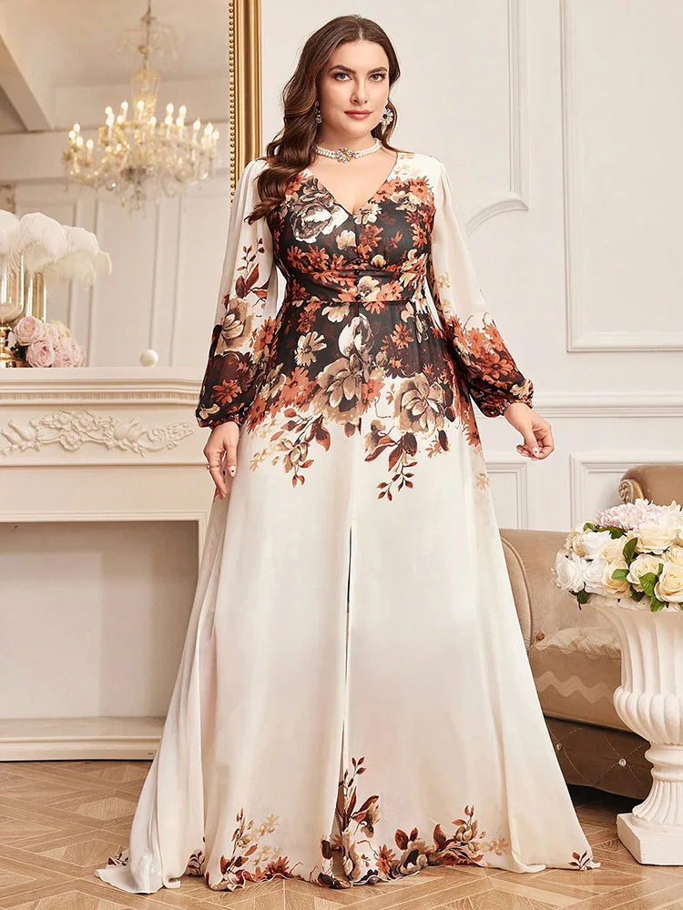 Luxury Elegant Floral Dress