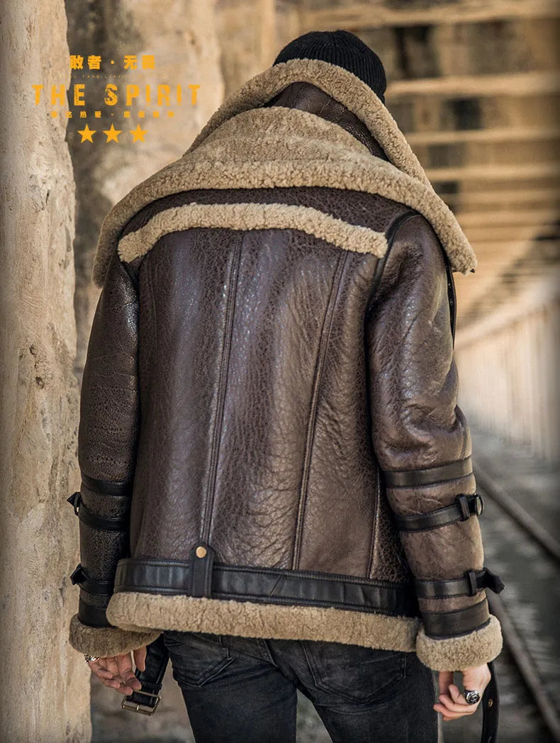 Natural Leather Coat