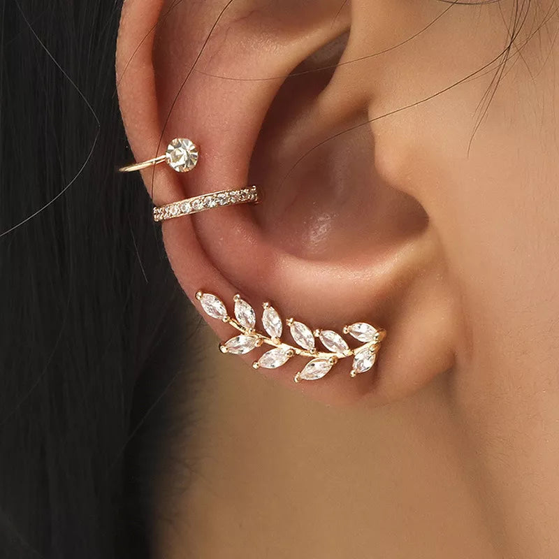 Zircon Geometric Shape Earrings