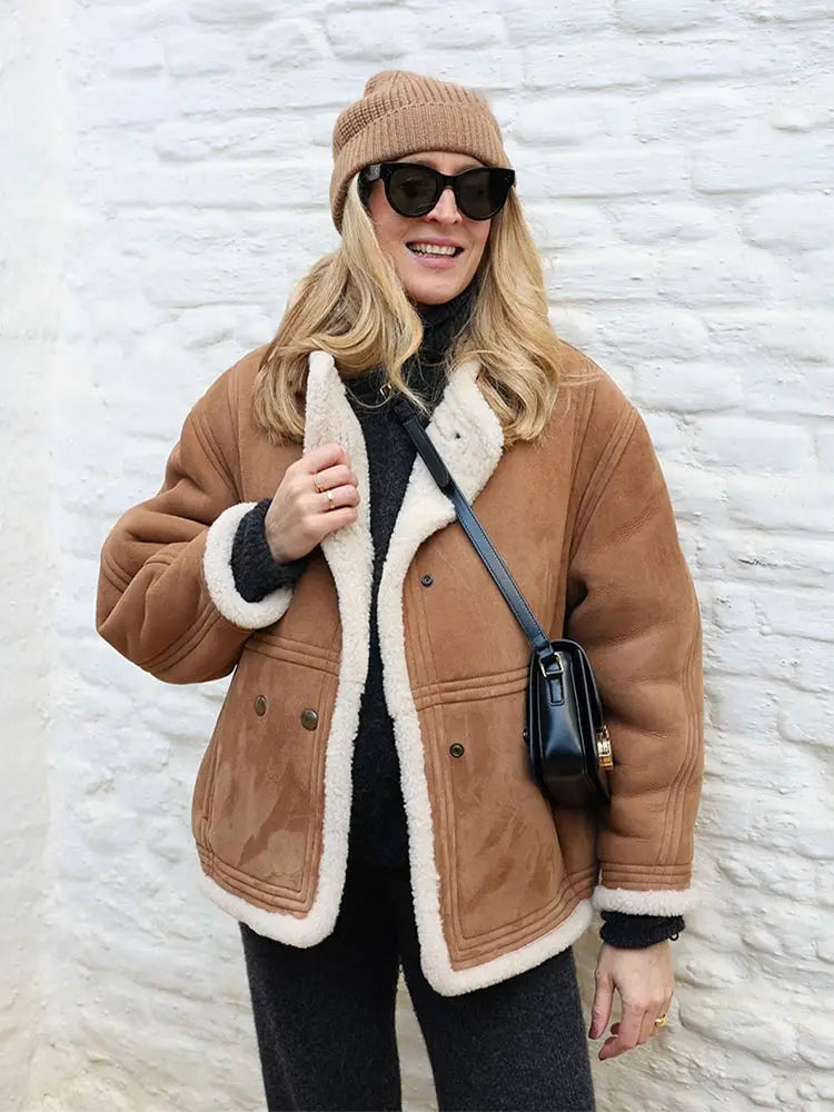 Retro Streetwear Thick Coat