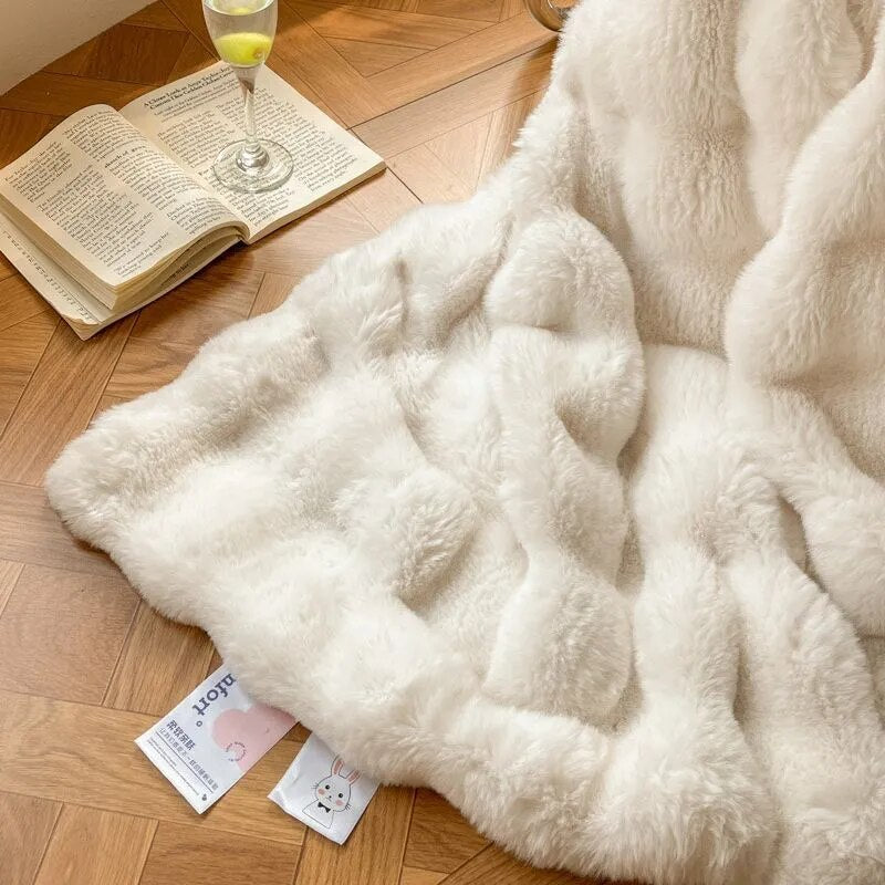 Fur Winter Blankets for Beds