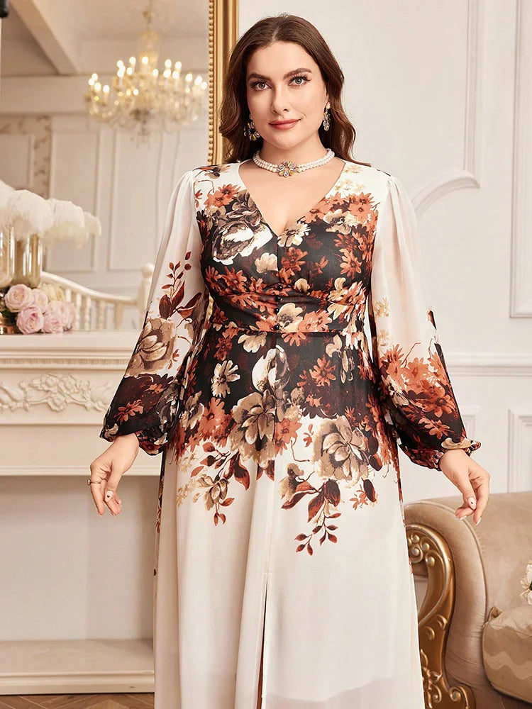 Luxury Elegant Floral Dress