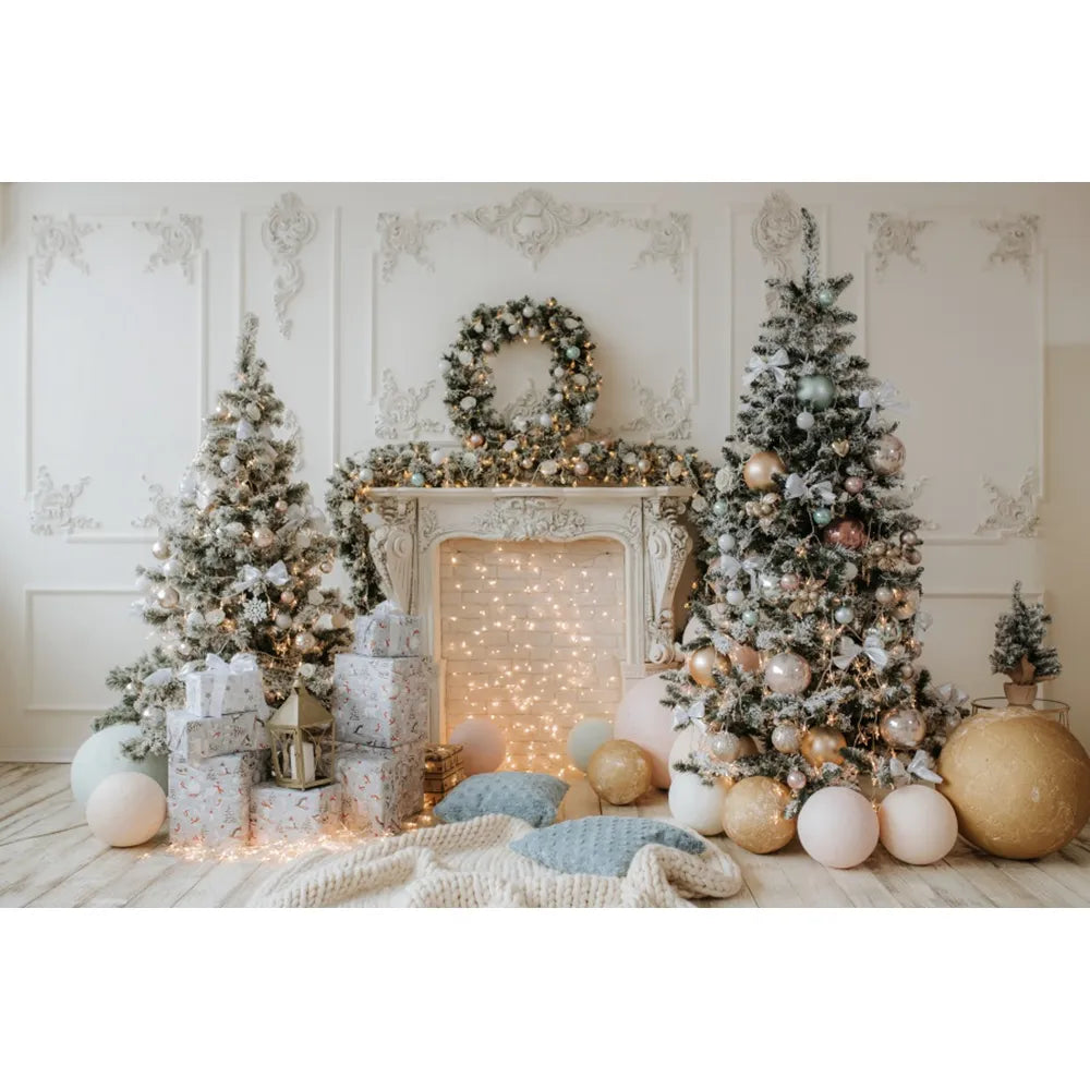 Christmas Portrait Photo Background Decor