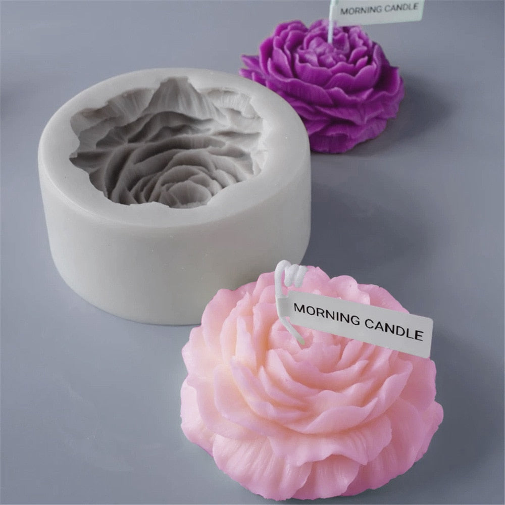 Silicone Flower Candle Mold