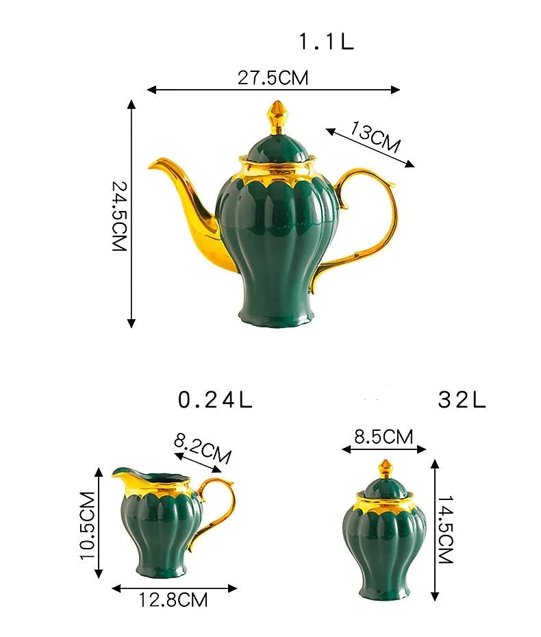 Ceramics Coffee and Tea Set