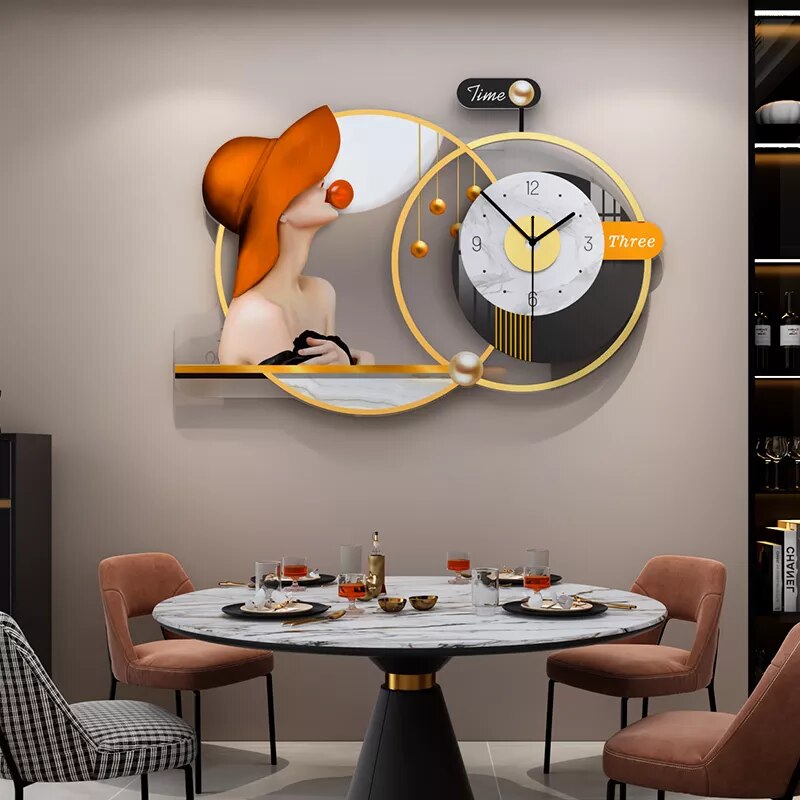 Luxury Digital  Wall Clock Modern Design