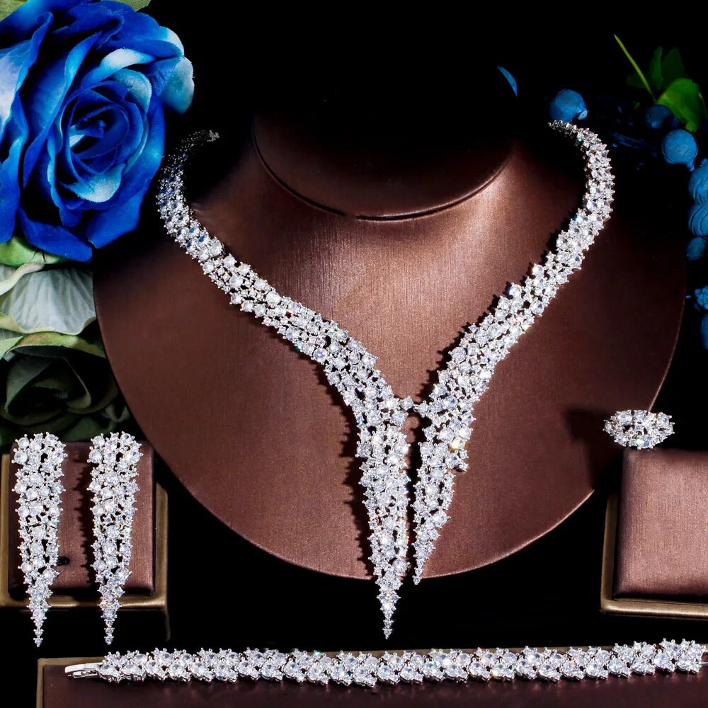 Bridal Wedding Zirconia Jewelry Set