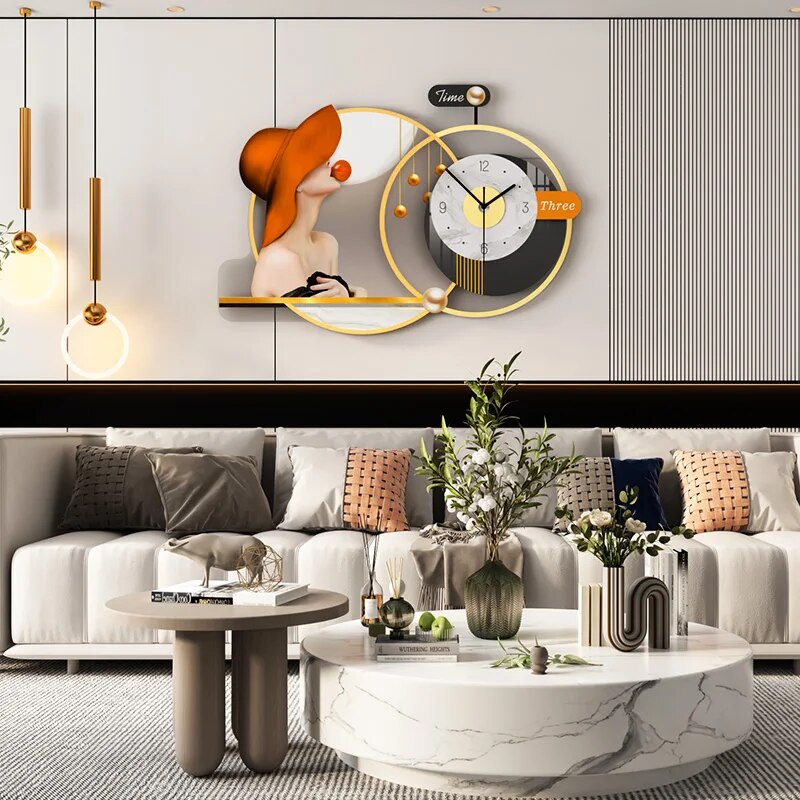 Luxury Digital  Wall Clock Modern Design