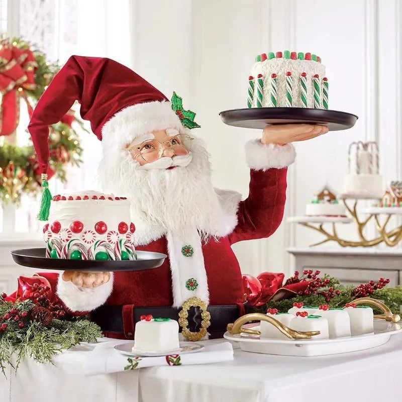 Santa Claus Cake and Dessert Stand