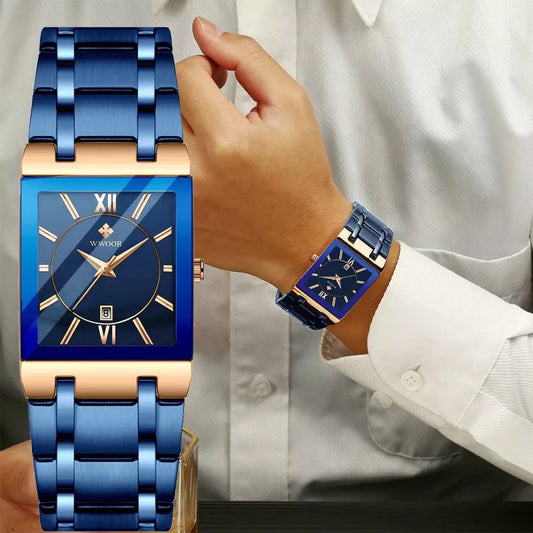 Square Stainless Steel Fashion Watch