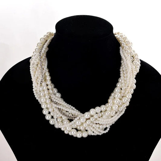 Luxury Boho Pearl Multilayer Necklace