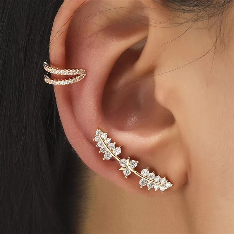 Bohemian Crystal Rhinestone Earrings