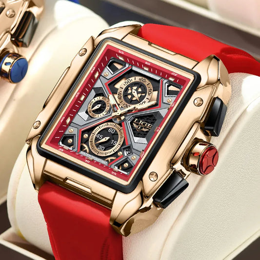 Luxury Square Chronograph Watch