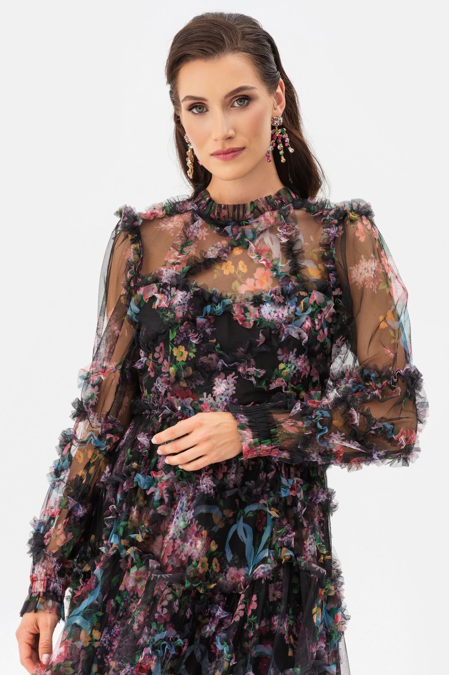 Luxury Floral Bohemian Dress