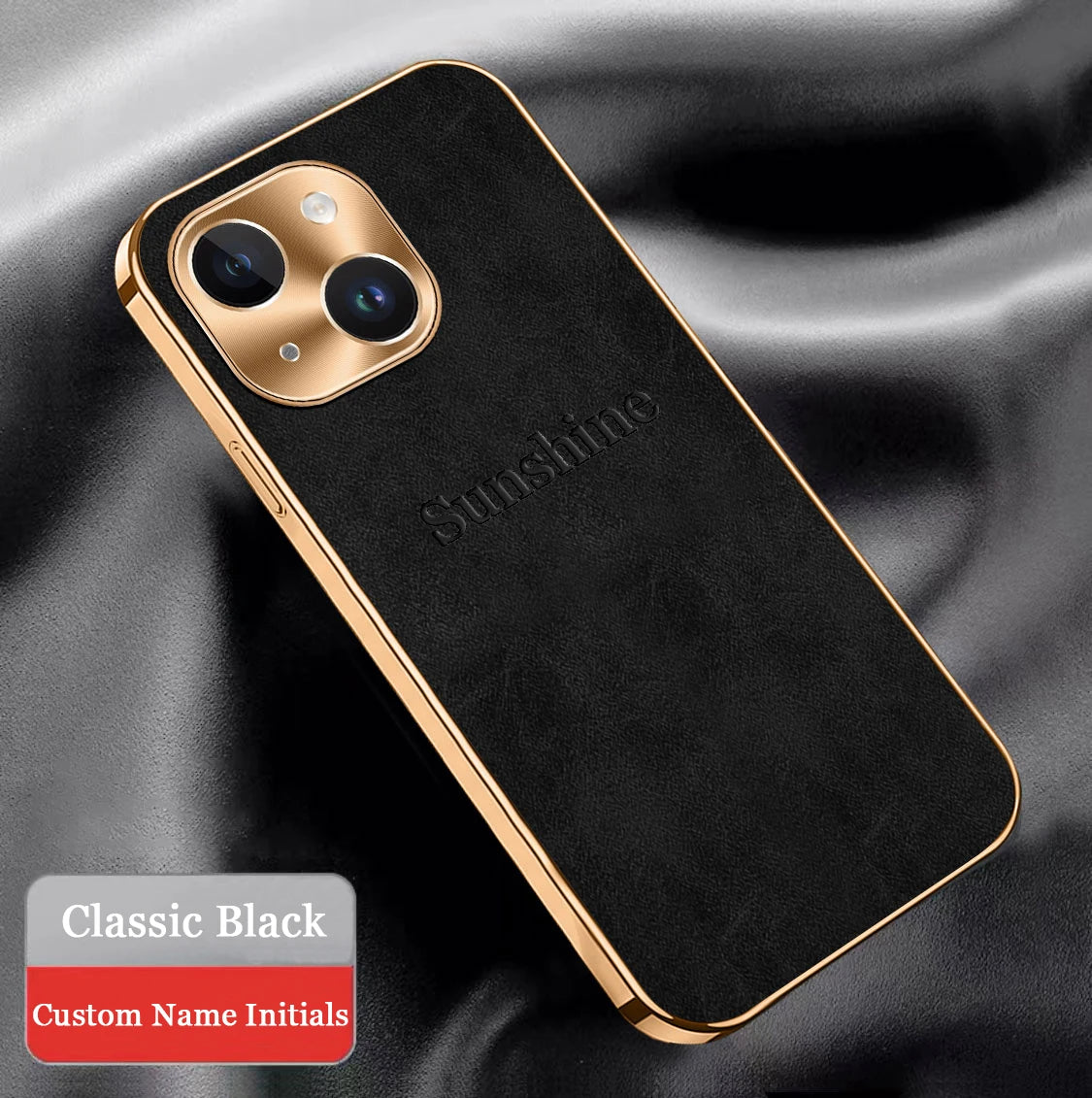 Leather Customized Name IPhone Case