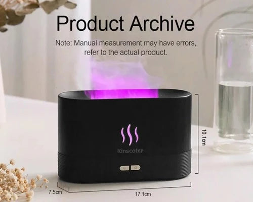 Aroma Diffuser Essential Oil Flame Lamp