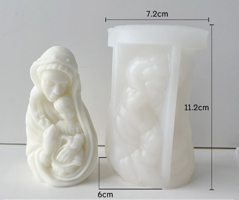 Madonna Silicone Candle Mold