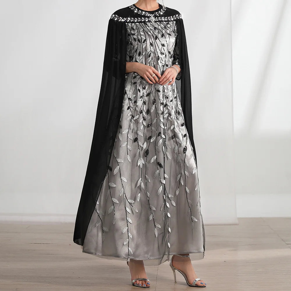 Elegant Abaya with Cape